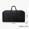 Large Duffle Bag with Wheel Portable Travel Sports Storage Bag Easy Carry Black