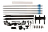51" Archery Recurve Bow and Arrows Set with 5 Target Face for Backyard Game Gift