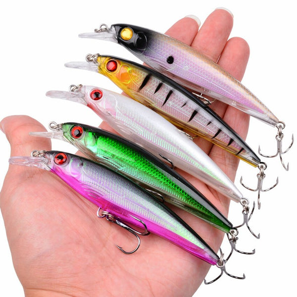 43pcs Mixed Fishing Lures Bulk Murray Cod Freshwater Bream Minnow Baits AU