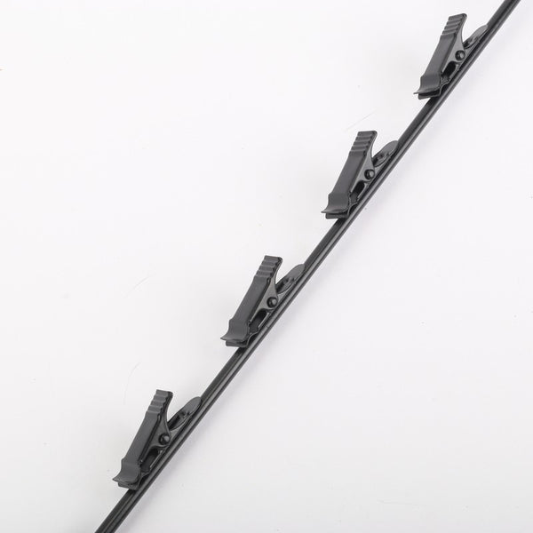 10x Metal Snack Hanging Strips Store Supermarket Shelf Merchandising Clip Strip