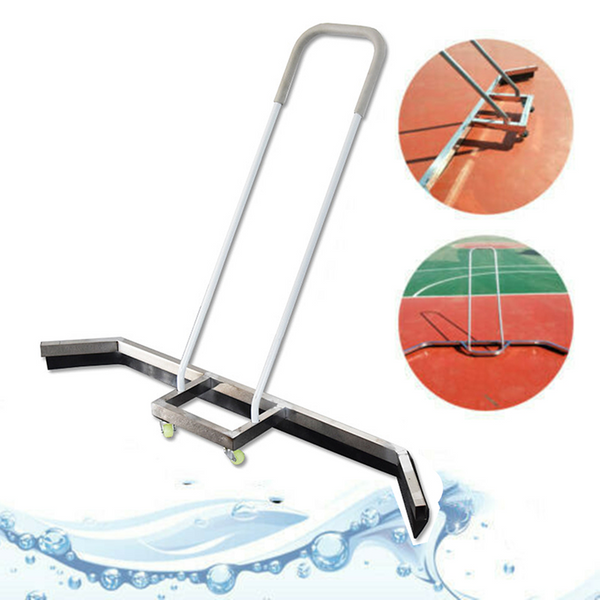 Stainless Steel Tennis Court Squeegee Heavy Duty Surface Dryer Rain Shuttle