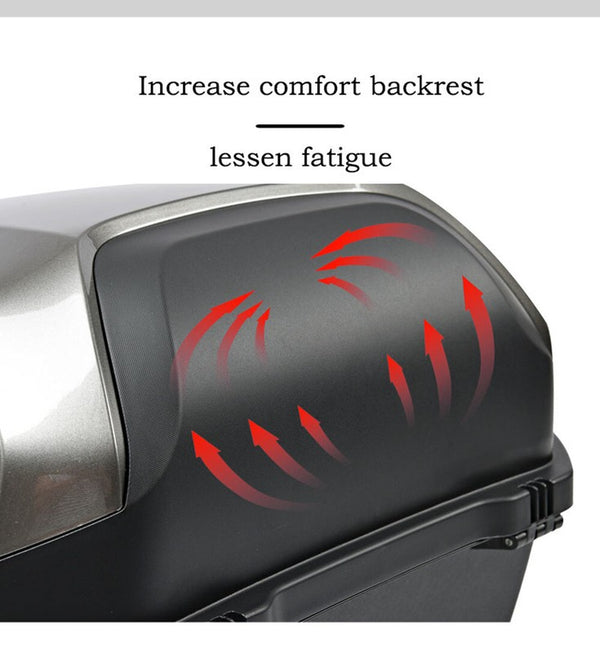 Motorcycle Tour Tail Box Scooter Trunk Luggage Lockable Waterproof w/ Mountings