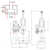 Pneumatic Punch Press Machine Desktop Punch Press 0.4-0.7Mpa Operation Pressure