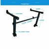 Keyboard Stand 2Tier Piano Rack Stand Electronic Keyboard Bracket Support Holder