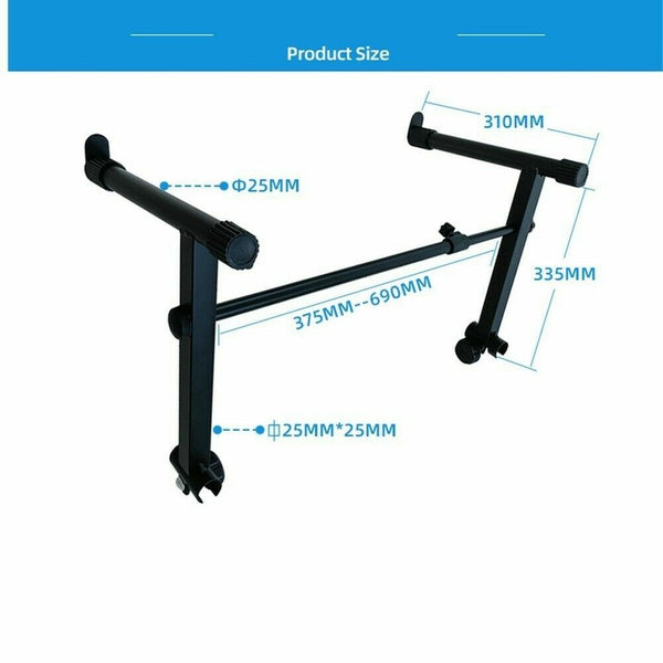 Keyboard Stand 2Tier Piano Rack Stand Electronic Keyboard Bracket Support Holder