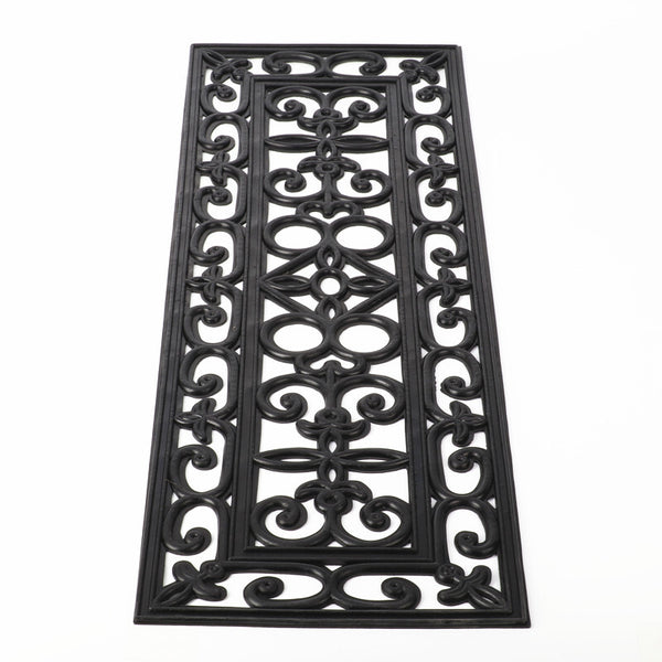 5pcs Rubber Stair Treads Stair Traction Tread Mats, Outdoor Non-Slip Step Mats