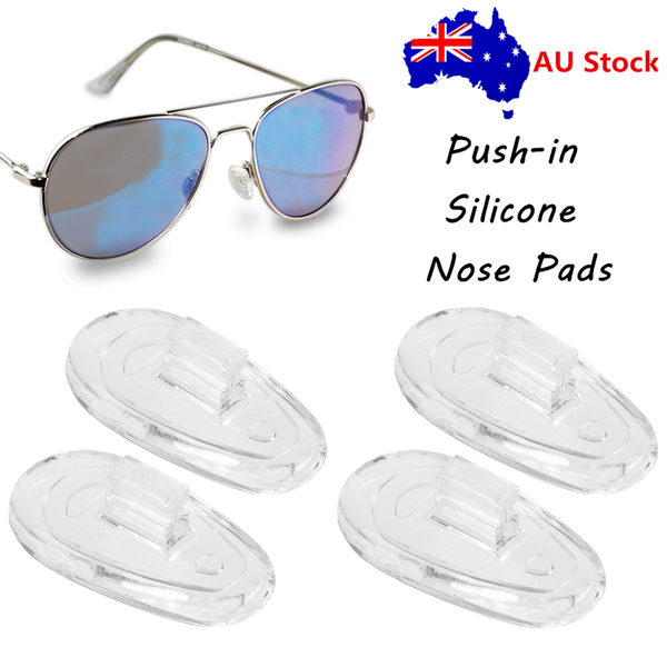 5 Pairs Anti Slip Support Nose Pads Push-in for Eyeglasses Eyewear Accessories