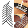17 Pcs Guitar Luthier Tool Radius Gauge String Action Ruler Guitar Bass Setup