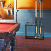 Pool Stick Holder Floor Stand Holds 12 Cues Pool Table Ball Rack Stick Storage
