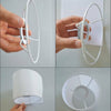E27 DIY Circular 14/20/30cm Lampshade Frame Ring Set Lamp Light Shade Kit