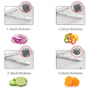 18 in 1 Vegetable Mandolin Slicer Fruit Peeler Cutter Grater Chopper Tool Slicer