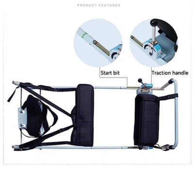 Spine Lumbar Traction Bed Back Pain Therapy Massage Stretching Table Device