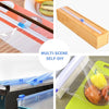 6 Pcs Slide Cutter 12.9 Inches Replacements for Plastic Food Wrap Self Adhesive