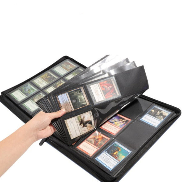 12 Pocket Card Binder 480 Cards Zip Card Album Folder Book