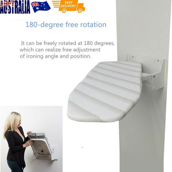 Foldable Wall Mounted Ironing Board -Space Saving in Laundry or Kitchen AU Stock