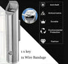 Wall Mounted Ashtray Stainless Steel Commercial 1.8L Outdoor Cylinder Ash Bin AU