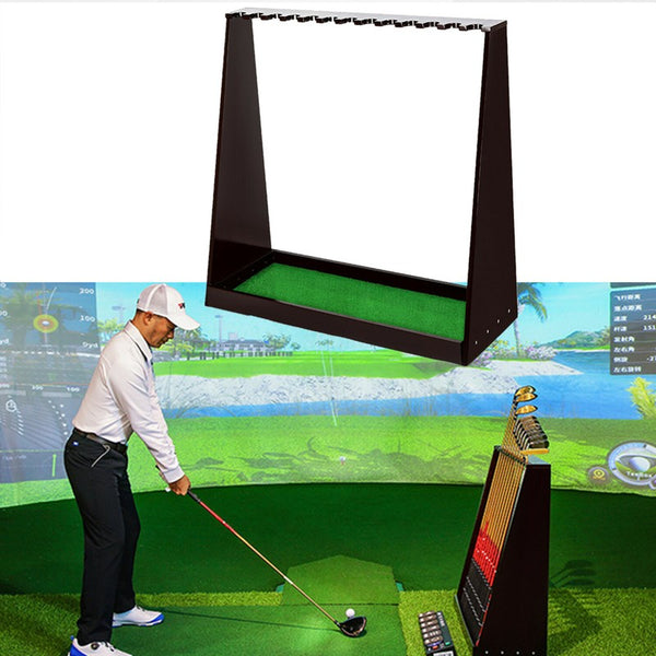 13-Slot Golf Putter Stand Rack High Quality Wooden Indoor Golf Display Rack