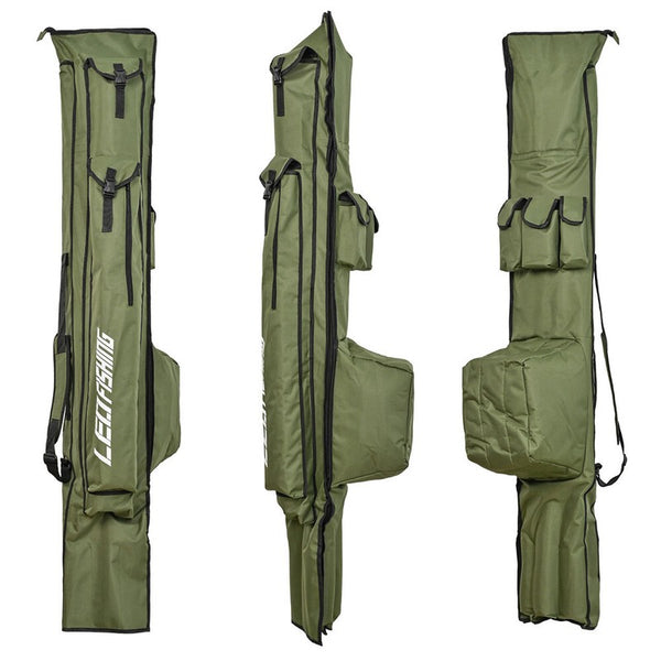 195cm Fishing Rod Bag Pole Holder Fishing Rod Carrier Case Can Holds 6 Poles AU