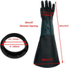 2x Sandblasting Cabinet Gloves Blast Protection Glove Holders Safety Work Gloves