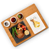 Black Rock Grill Steak Stone Set Hot Stone Cooking Steak Stone w/Ceramic Dishes
