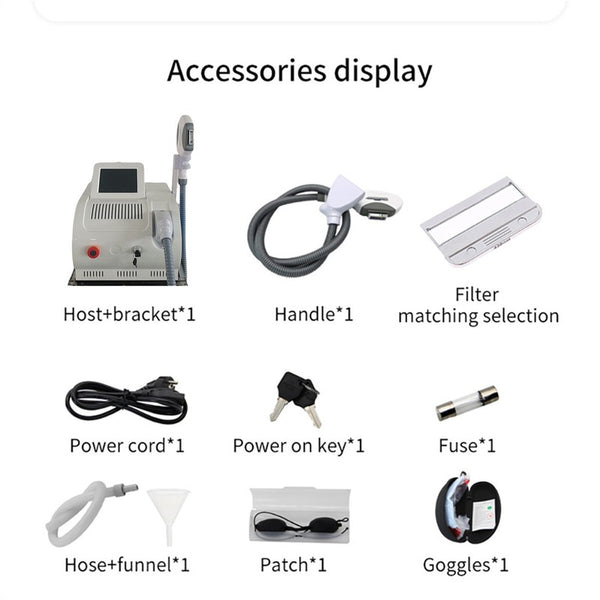 OPT 3 Wavelength Portable Hair Removal Laser Professional Painless Hair Removal
