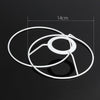 E27 DIY Circular 14/20/30cm Lampshade Frame Ring Set Lamp Light Shade Kit