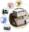 2 Tier Desktop Printer Rack Shelf Office Room Metal Racks Printer Holder