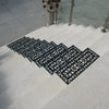 5x Rubber Stair Treads Non Slip Safety Outdoor Porch Floor Step Mats Staircase