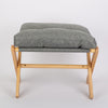 Foldable Foot Step Stool Ottoman Foot Rest Under Desk Padded Sofa Cushion Stool