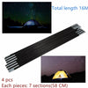 2X7 Sections Foldable Fiberglass Tent Pole Replacement Kit for Camping Hiking AU