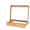 3/4 Guitar Rack Holder Stand Wooden Folding Acoustic Bass Display Storage Rack