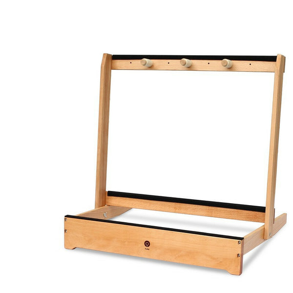 3/4 Guitar Rack Holder Stand Wooden Folding Acoustic Bass Display Storage Rack