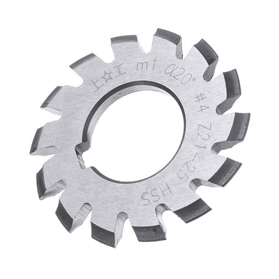 8Pcs Gear Milling Cutters with 20° Pressure Angle for Metric Module M1-M8 Gears