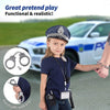 Police Cosplay Uniform Shirt Hat Whistle Costume Suit Birthday Gift For Kids AU