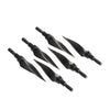 6pcs 150 Grain Archery Screw-In Broadheads Hunting Arrow Head Black AU