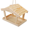 Hanging Wooden Bird House Feeder Outdoor Nest for Wild Birds Garden Decoration