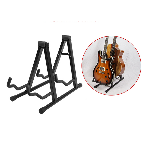Portable Foldable Ukelele Guitar Stand Bass Electric Acoustic Floor Holder Rack
