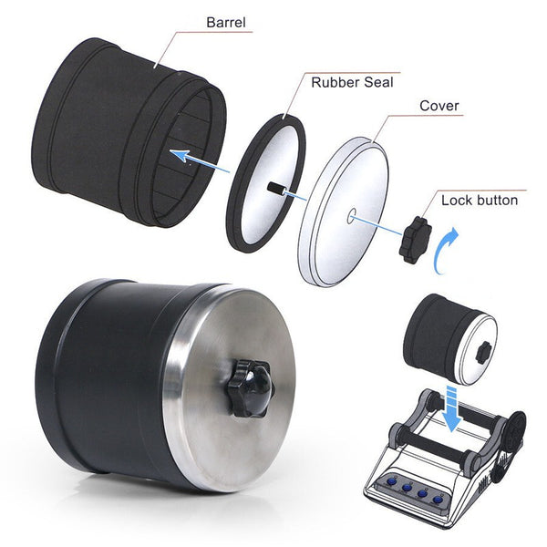 Rock Tumbler Kit for Kids & Adults Rock Polisher Stone Tumbler DIY Gemstones