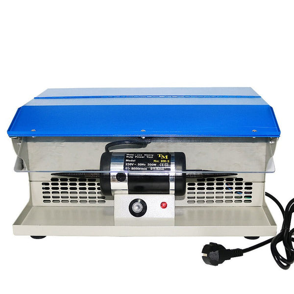 Dust Collector Jewelry Polisher Buffer Adjustable Speed Bench Grinder Polishing