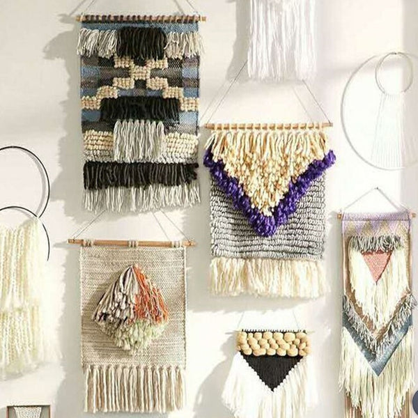 Tapestry Making Wooden Weaving Loom Weaving Knitting Tools Beginner Gifts Kits