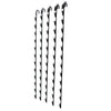 10x Metal Snack Hanging Strips Store Supermarket Shelf Merchandising Clip Strip