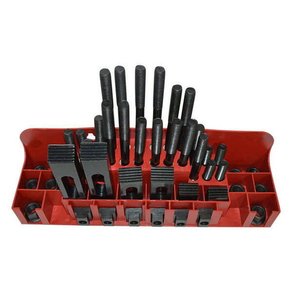 58 Pcs Pro-Series 1/2" T-Slot Hold Down Clamp Clamping Kit Bridgeport Mill Set