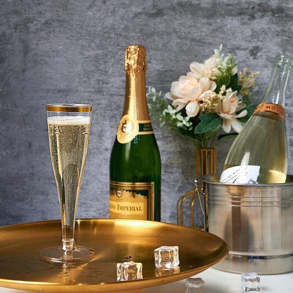 50/100X Bulk Champagne Wine Flutes Glasses Wedding Party Wine Glasses BPA Free