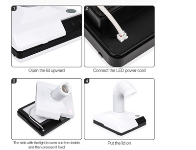 Dental Vacuum Cleaner Dust Collector Extractor Polishing Dust Suction Machine