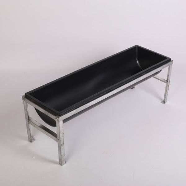 1m Sheep Goat Cattle Water Feed Trough Livestock Farm Feeder Tray with Bracket