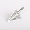 6x Archery Broadhead Hunting 100gr Arrow Head 3 Blade Stainless Steel Arrowhead