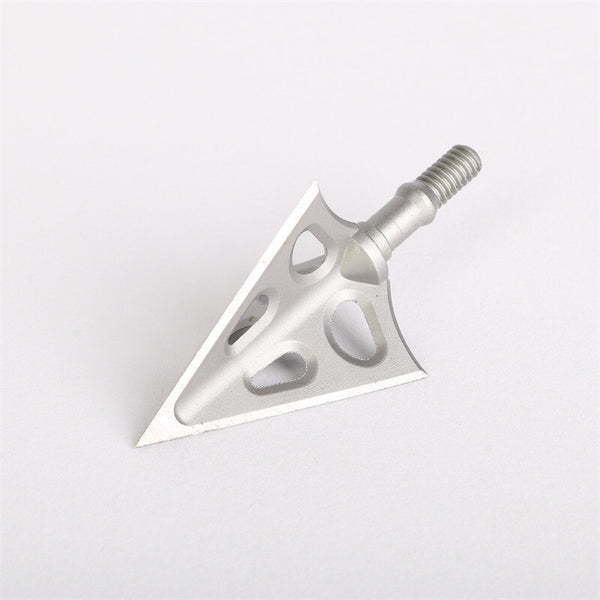 6x Archery Broadhead Hunting 100gr Arrow Head 3 Blade Stainless Steel Arrowhead