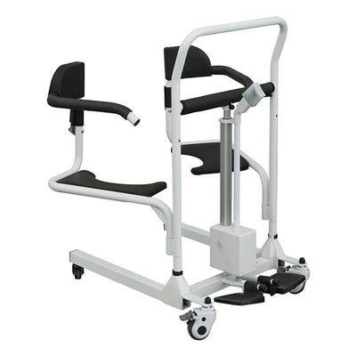 Transfer Lift Chair for Elderly Height Adjustable Electric Wheelchair 180° Split
