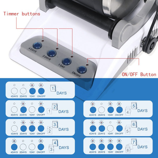 Rock Tumbler Kit for Kids & Adults Rock Polisher Stone Tumbler DIY Gemstones