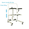 Transfer Lift Chair for Elderly Height Adjustable Electric Wheelchair 180° Split